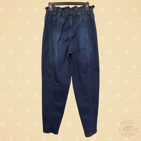 Vintage America High Waist Jeans Dark Wash Paperboy Boy - Picture 3 of 13